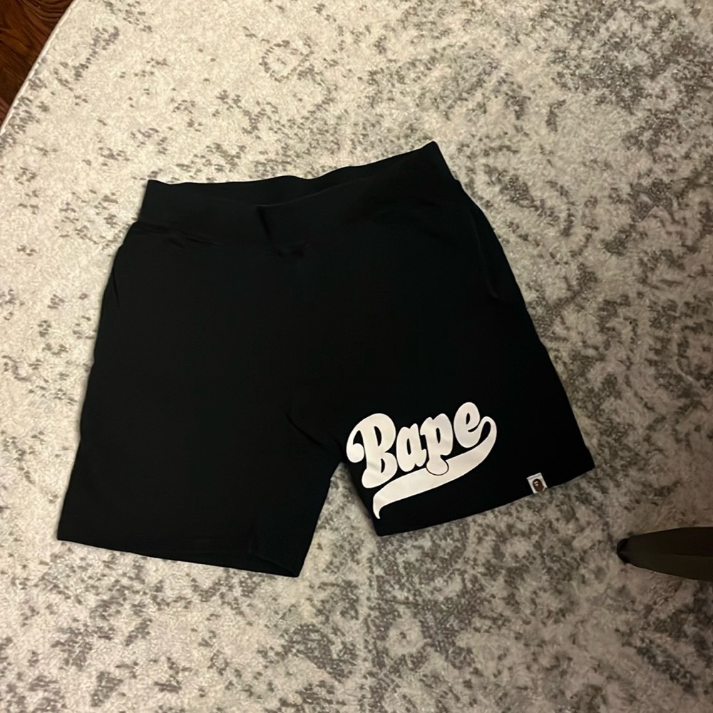 Bape black shorts